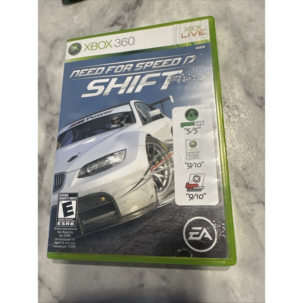 Need for Speed Shift - Microsoft Xbox 360 - Complete With Manual